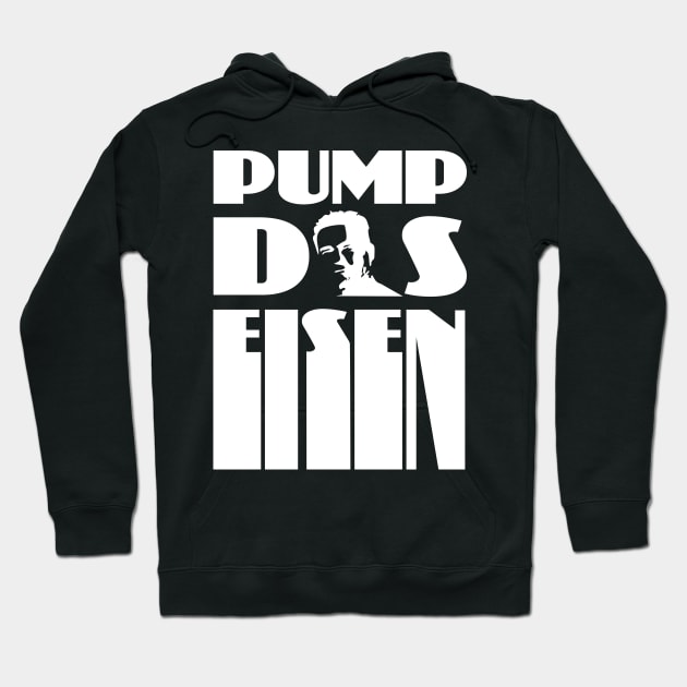 Pump the iron bodybuilding fitness gift shirt Hoodie by KAOZ